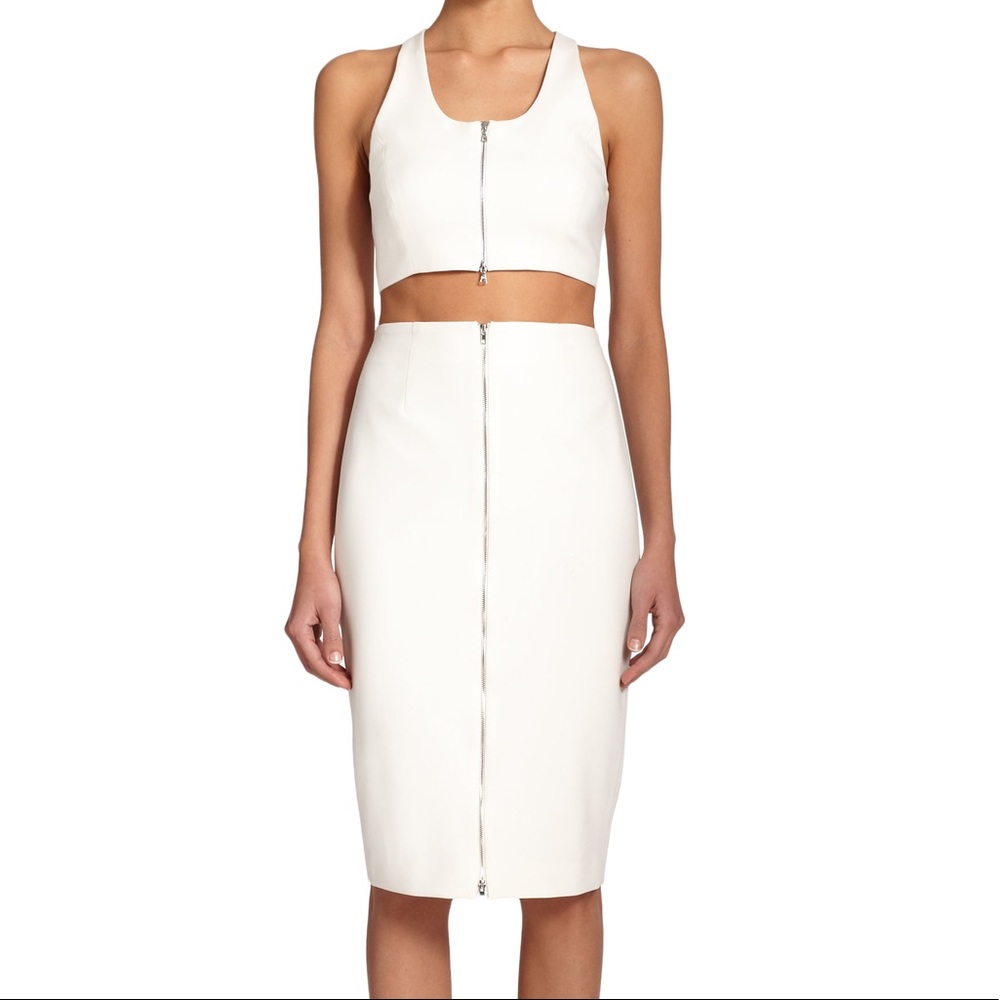Elizabeth James double zip skirt
